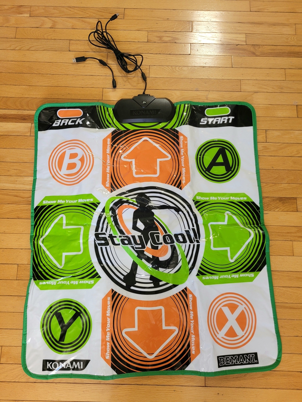 XBOX 360 Stay Cool Dance Pad Mat With Breakaway Cable